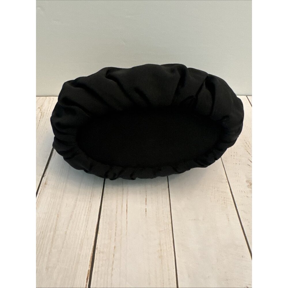 Vintage MM Morris Moskowitz Faille Satin Black Evening Purse/ Handbag 9x6x3” EUC - Picture 4 of 7